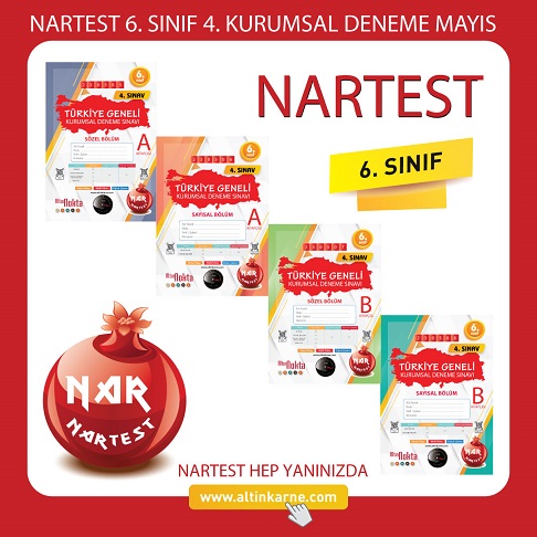 NARTEST 6. SINIF 4. KURUMSAL DENEME MAYIS A-B SÖZ-SAY KOD 230505-08 ...